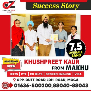 Career Zone Moga IELTS Group - Ielts career zone