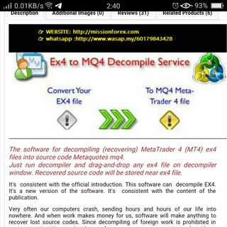 ex4 to mq4 decompiler