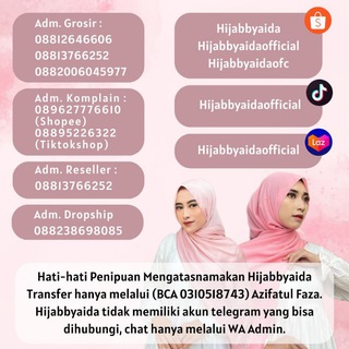 Reseller Hijabbyaida Telegram group