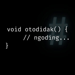 Otodidak Ngoding Telegram channel