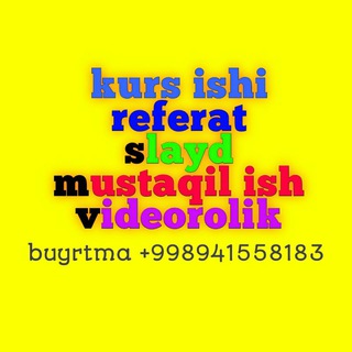Kurs ishi yozish tayyorlash