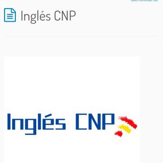 INGLES CNP - Examen cnp 2022